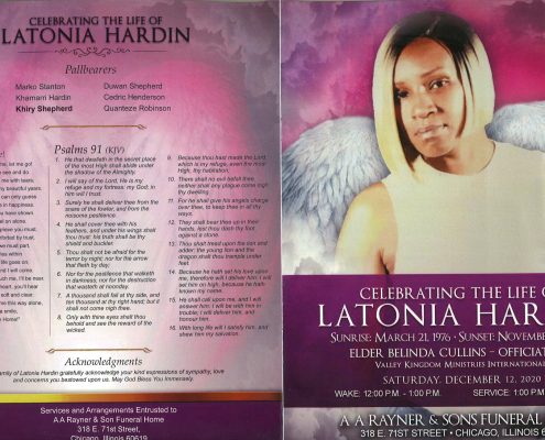 Latonia Hardin Obituary