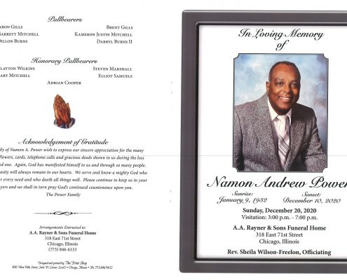 Namon A Power Obituary