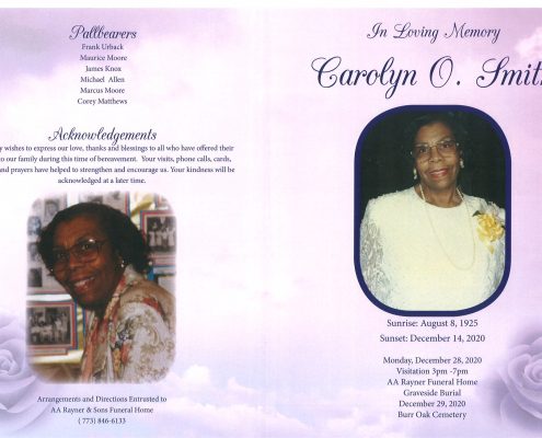 Carolyn O Smith Obituary