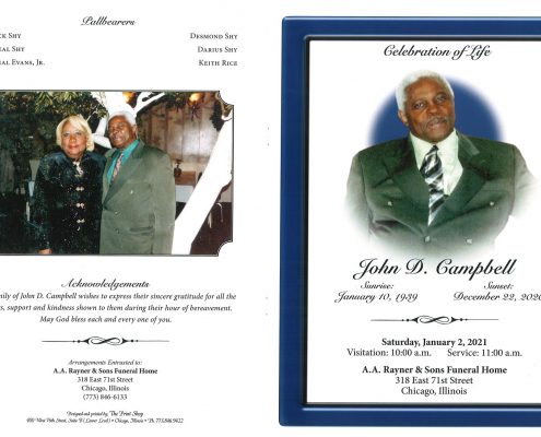 John D Campbell Obituary