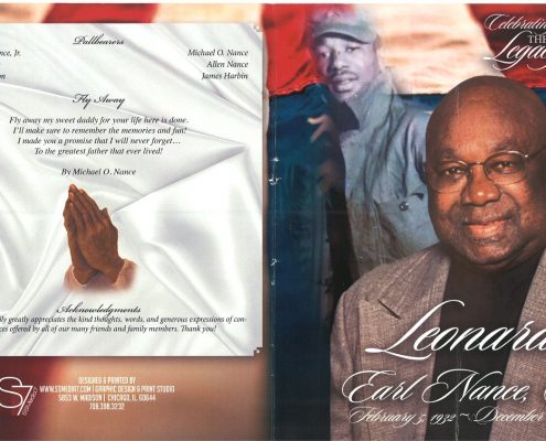 Leonard E Nance Sr Obituary