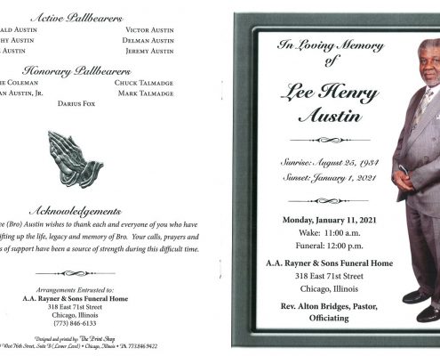 Lee Henry Austin Obituary