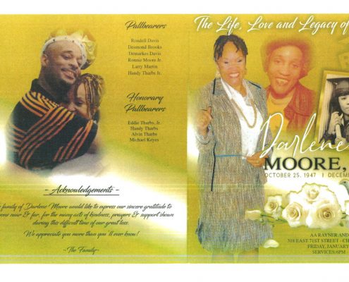 Darlene T Moore Obituary