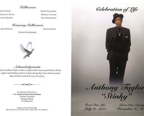 Anthony Taylor Obituary