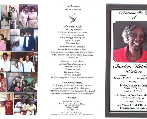 Sharlene K Walker Obituary