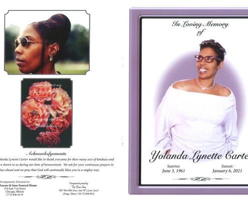 Yolanda L Carter Obituary