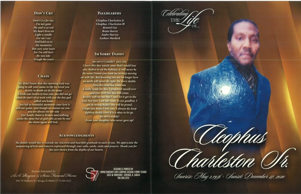 Cleophus Charleston Sr Obituary