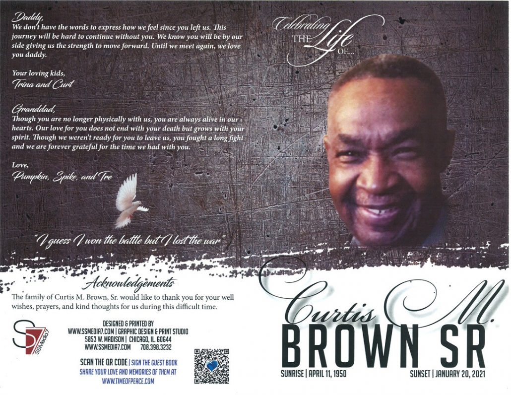 Curtis M Brown Sr Obituary