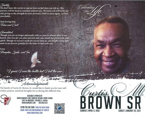 Curtis M Brown Sr Obituary