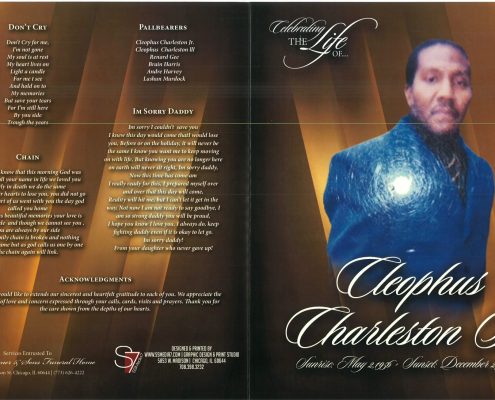 Cleophus Charleston Sr Obituary