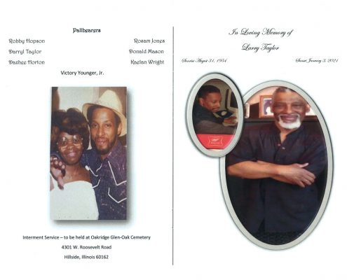 Larry Taylor Obituary