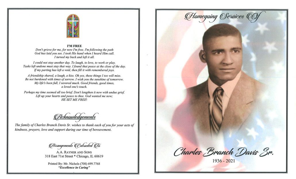 Charles B Davis Sr Obituary