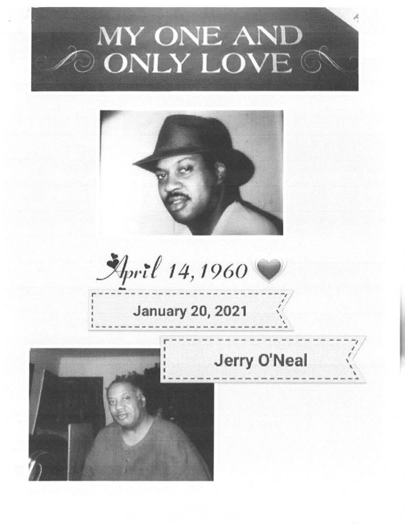 Jerry ONeal Obituary