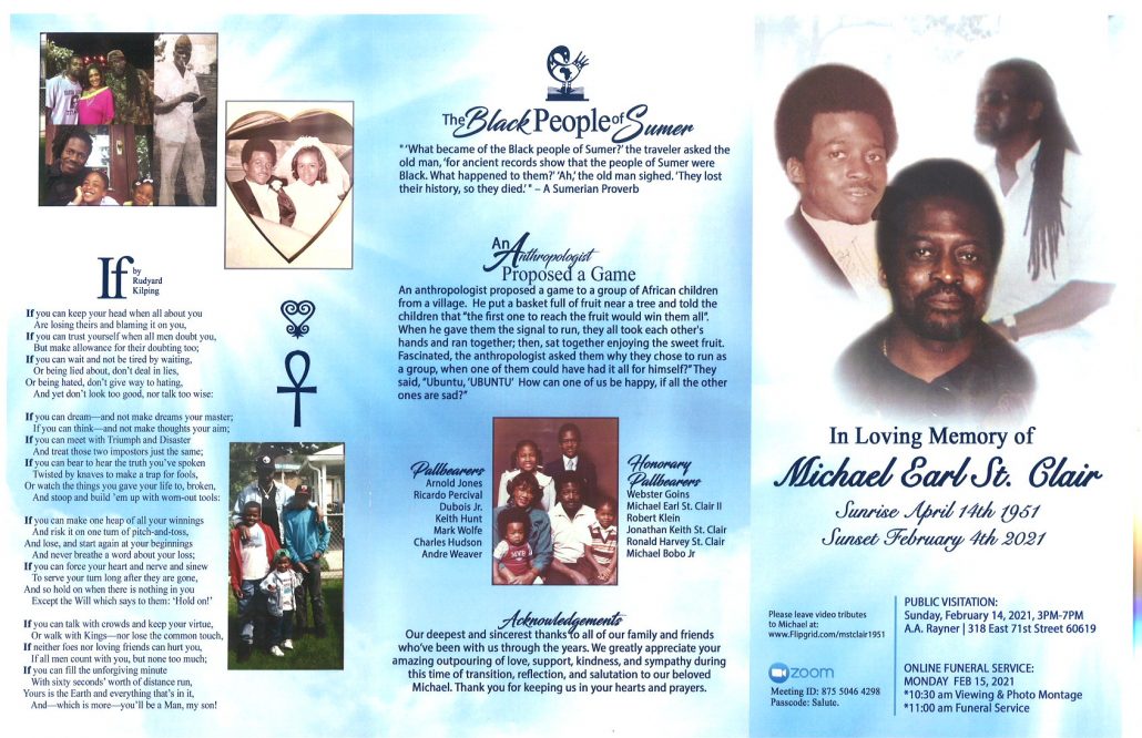 Michael Earl St.Clair Obituary