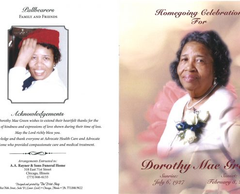 Dorothy Mae Green Obituary