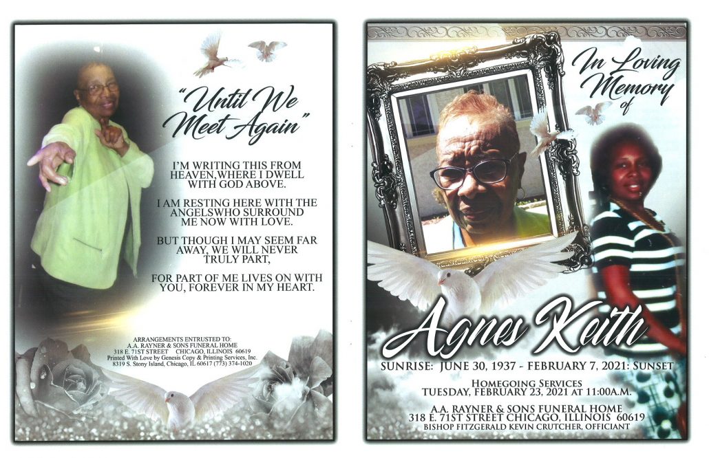 Agnes Keith Obituary