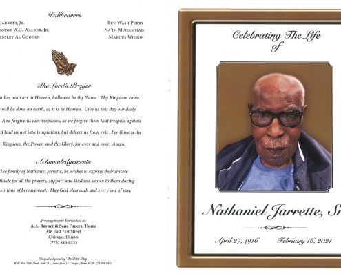 Nathaniel Jarrette Sr Obituary