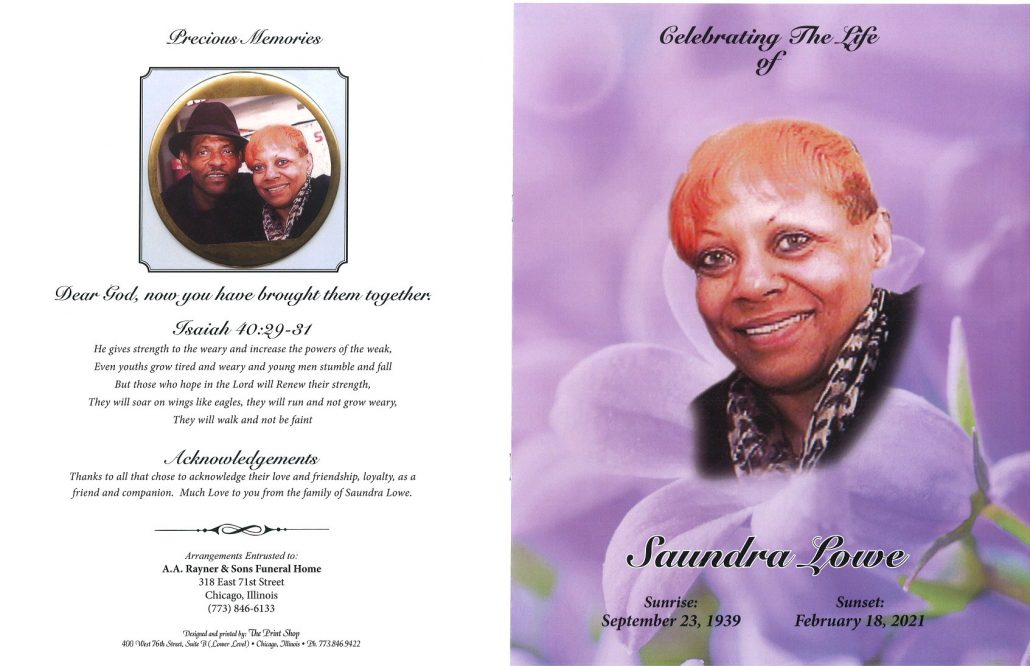 Saundra Lowe Obituary