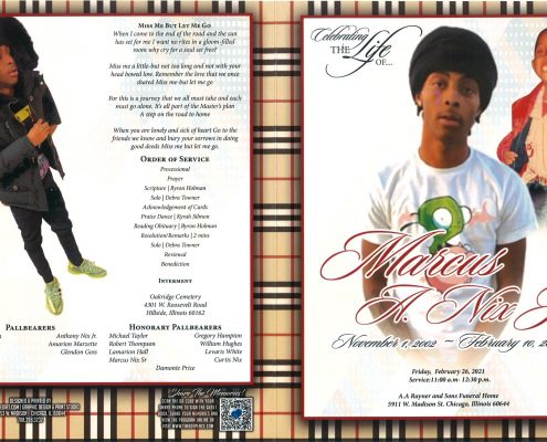 Marcus A Nix Jr Obituary