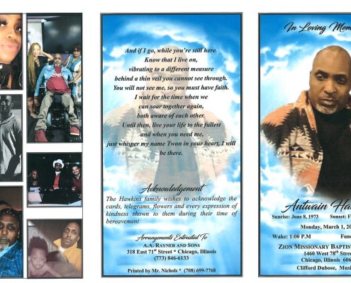 Antwain Hawkins Obituary