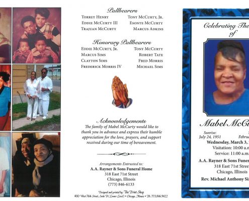 Mabel McCurty Obituary