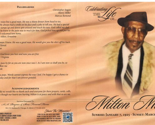 Milton Miller Obituary