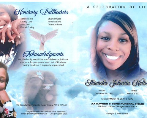 Shameka J Holton Obituary