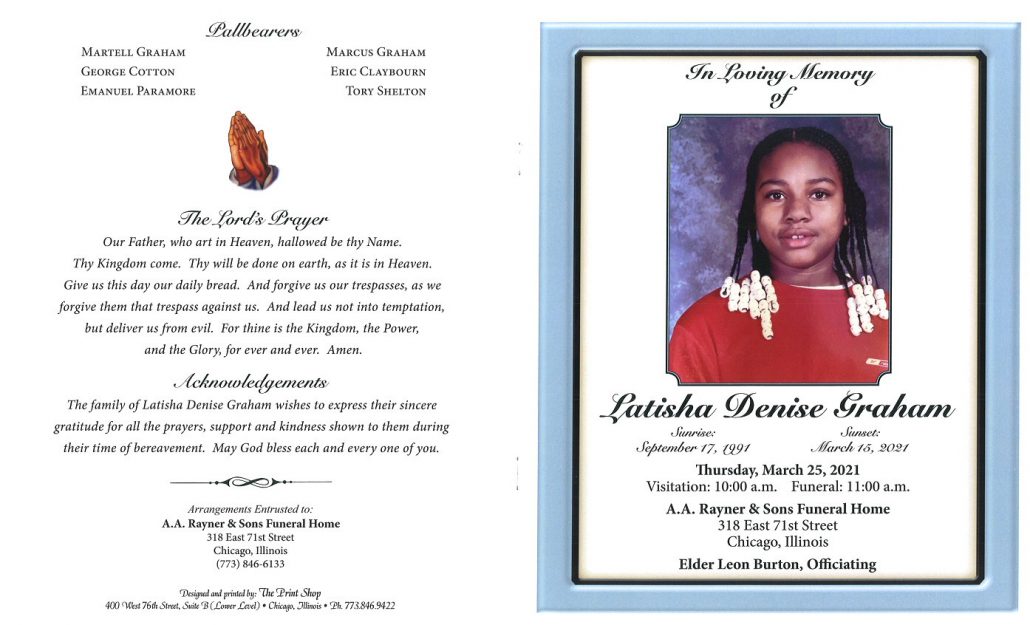 Latisha D Graham Obituary