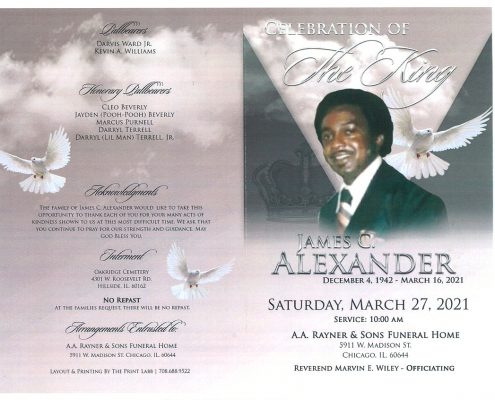 James Alexander Obituary