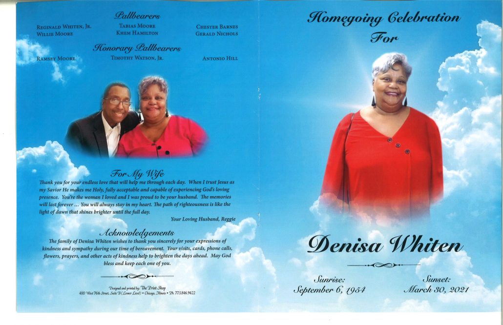 Denisa Whiten Obituary
