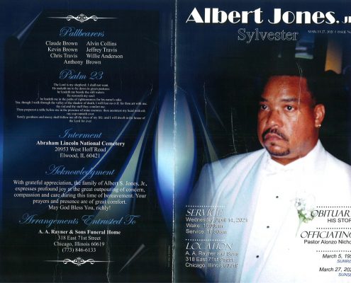 Albert Jones Jr Obituary