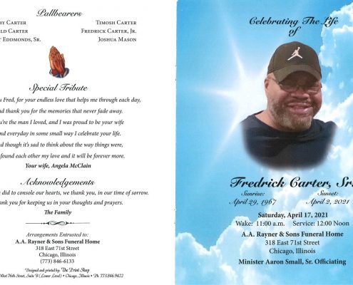 Fredrick Carter Sr Obituary