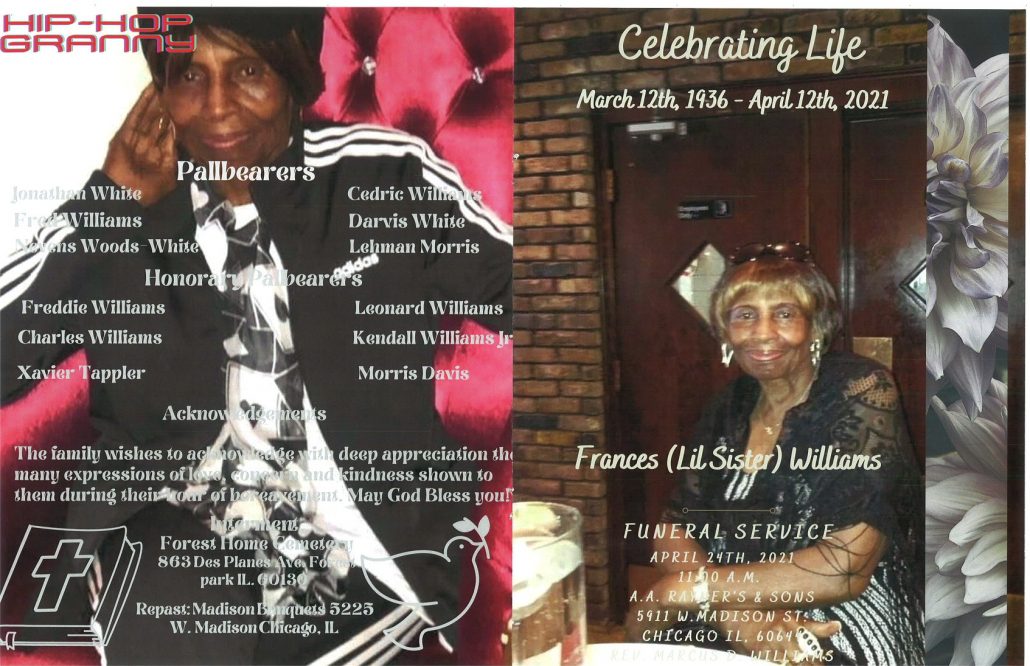 Frances Williams Obituary