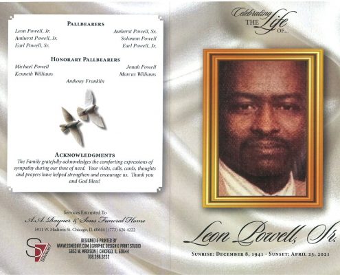 Leon Powell Sr Obituary