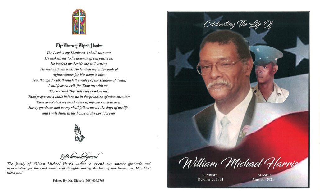William M Harris Obituary