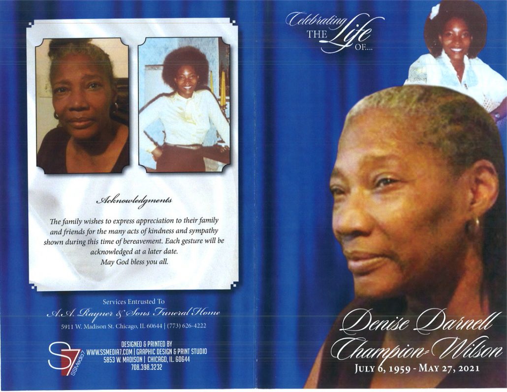 Denise D Wilson Obituary