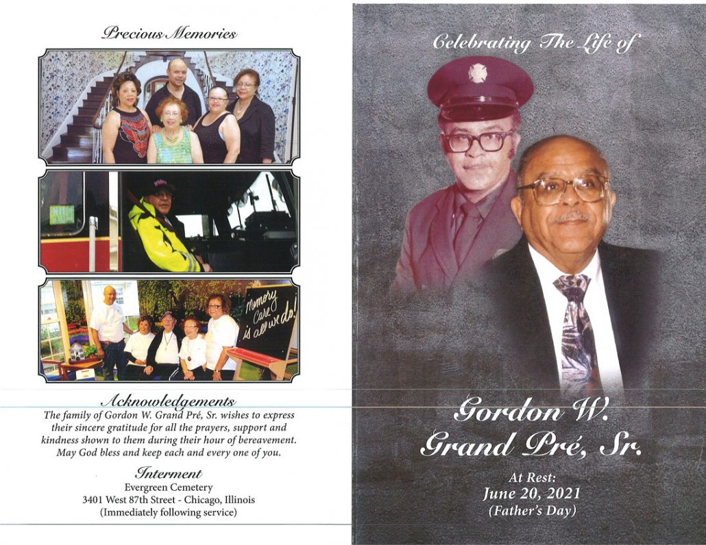 Gordon W Grand Pre Sr Obituary
