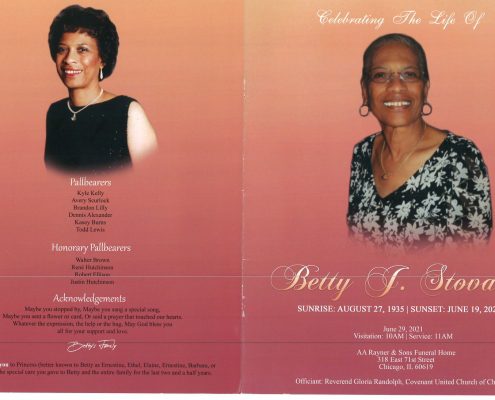 Betty Stovall Obituary