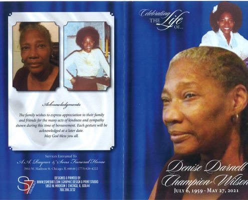 Denise Champion Wilson Obituary