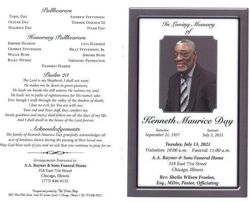 Kenneth M Day Obituary