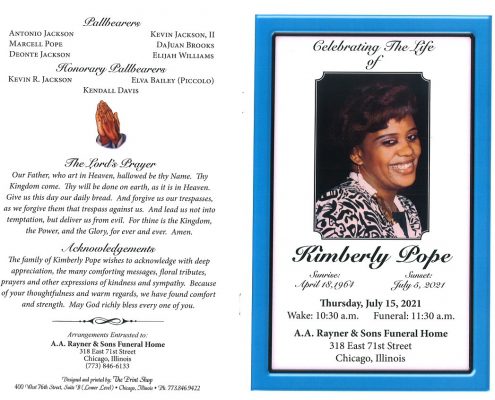 Kimberly Pope Obituary