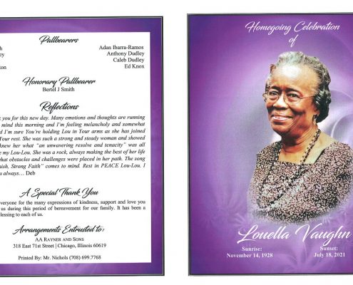 Louella Vaughn Obituary