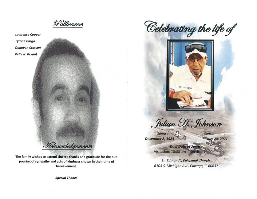 Julian H Johnson Obituary
