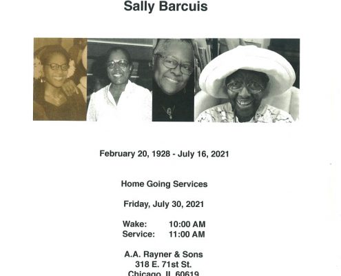 Sally Barcuis Obituary