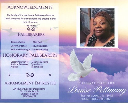 Louise Pettaway Obituary