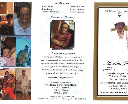Albertha Jones Obituary