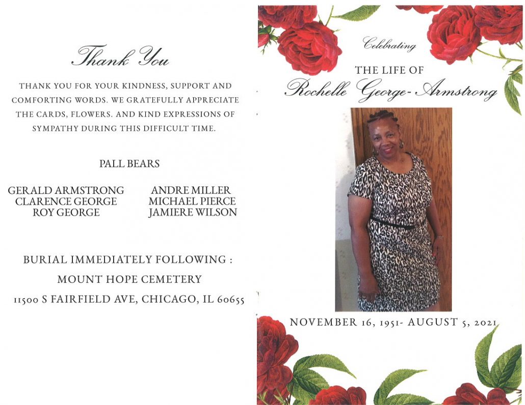 Rochelle G Armstrong Obituary