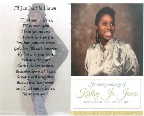 Kathy Jo Jones Obituary