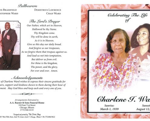 Charlene T Ward Obituary
