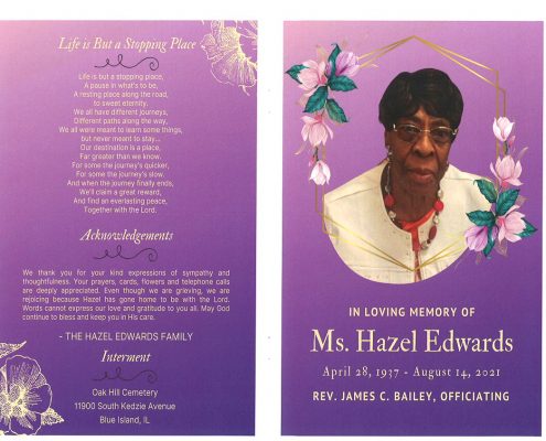Hazel Edwards Obituary
